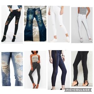 BUNDLE OF 8 EXPRESS JEANS (READ FULL DESCRIPTION)